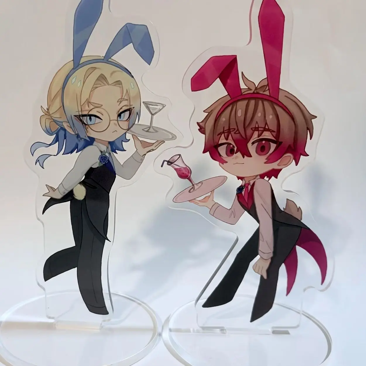 Kaiser and Ness blue lock acrylic standees