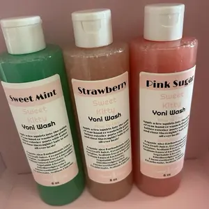 Plant-Based Cleansing Intimate Wash, Sweet Strawberry Liquid Gelwash