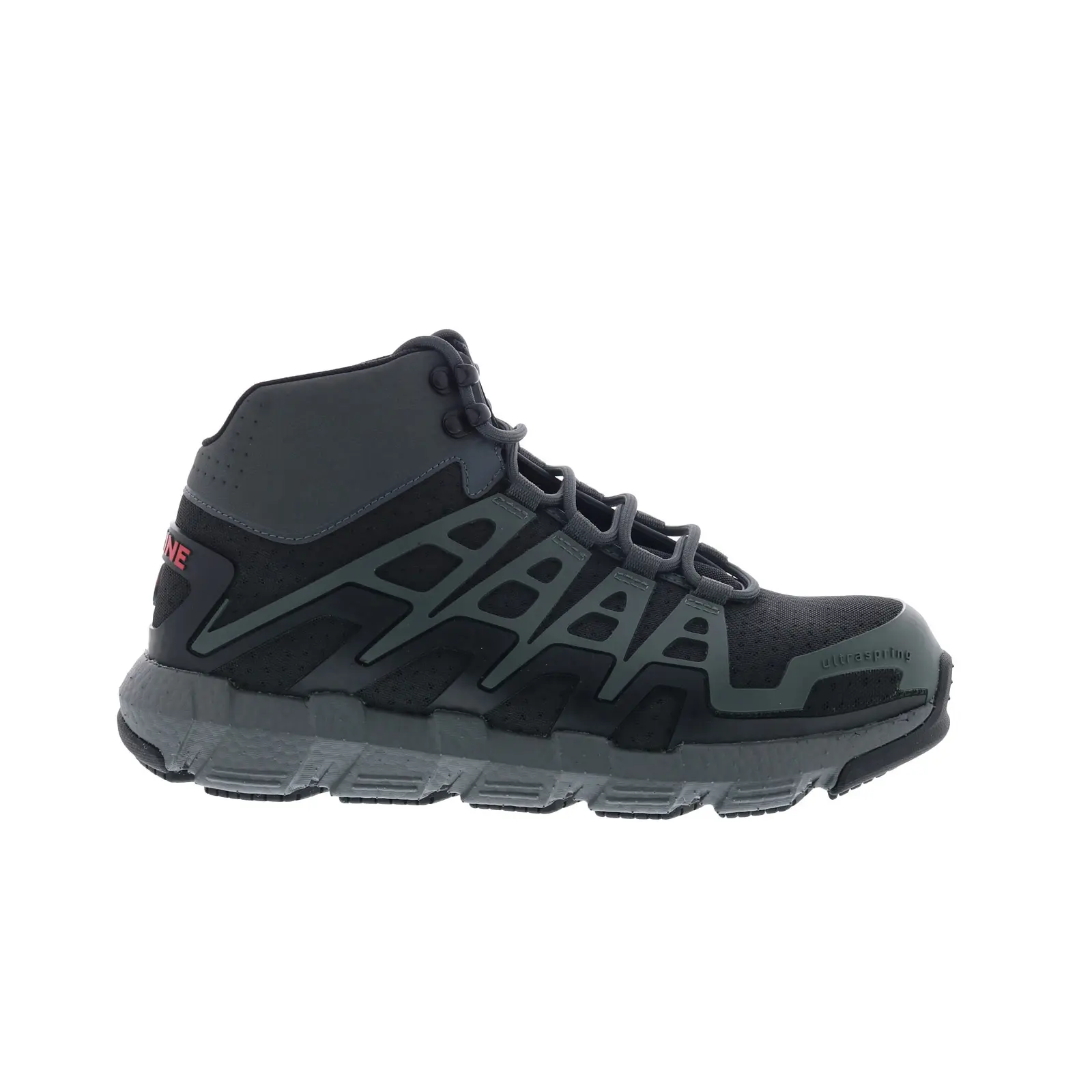 Wolverine Rev Vent DuraShocks FLX CarbonMax Mid Mens Gray Work Boots