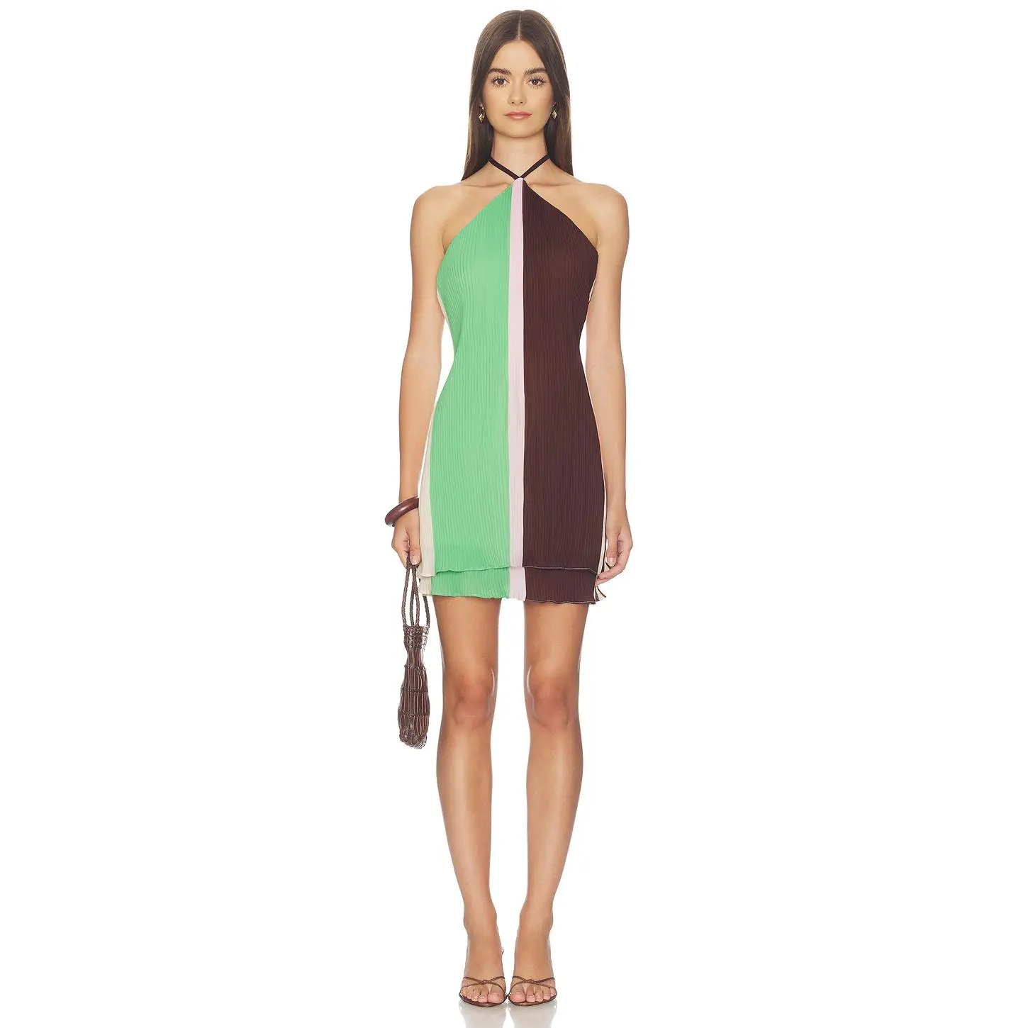 Baobab Coco Mini Dress in Caffe Verde