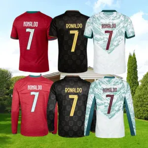 2026 Portugal Home Short Sleeve 7# Cristiano Ronaldo Soccer Jersey  Football Jersey Quick Drying