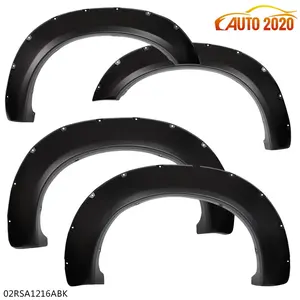 Fit For 2011-16 Ford F250/350 SuperDuty Offroad Pocket Style Rivet Fender Flares