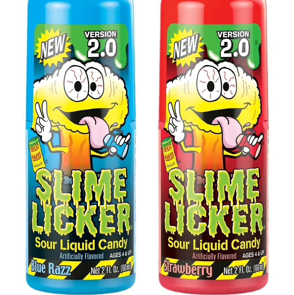 Slime Lickers, sour liquid candy 1 piece with 60ml Slime Lickers, sour liquid candy 1 piece with 60ml