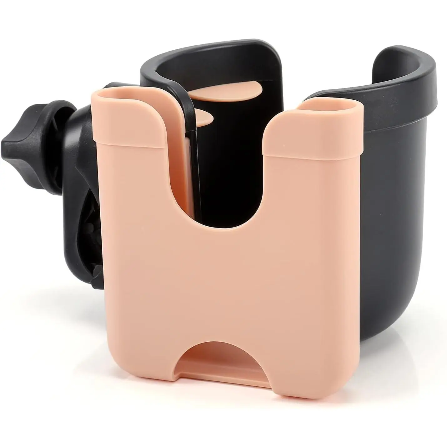 Stroller Cup Holder with Phone Holder, Bike Cup Holder, Universal Cup Holder for Uppababy Nuna Doona Strollers, 2-in-1 Cup Phone Holder for Stroller Bike Wheelchair Walker Accessory Stroller Cup Holder with Phone Holder, Bike Cup Holder, Universal Cup Holder for Uppababy Nuna Doona Strollers, 2-in-1 Cup Phone Holder for Stroller Bike Wheelchair Walker Accessory