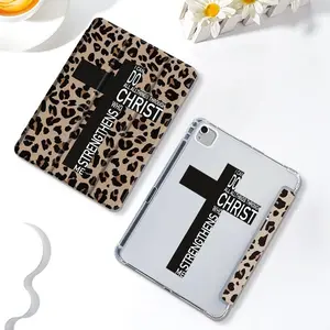 Fashion Leopard-print Pattern Tablet Case, 1 Count Double-sided Printed Tablet Protective Cover, Tablet Protector for iPad & Samsung & Huawei & Lenovo & Xiaomi, Tablet Cover Case