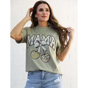 Camo Mama Cherries Tshirt