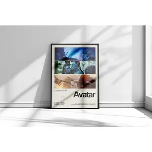Avatar, Avatar Poster, James Cameron Poster, Movie Poster, Modern Poster Print, Avatar Retro Poster, Minimalist Poster, Avatar Fan Art