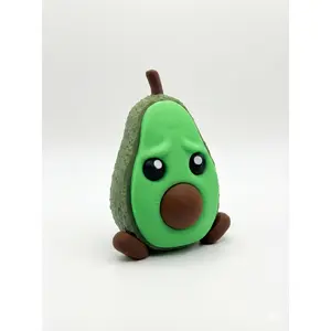 Anxious Avocado Secret Stash Box — 3D Printed Hidden Compartment Desk Buddy