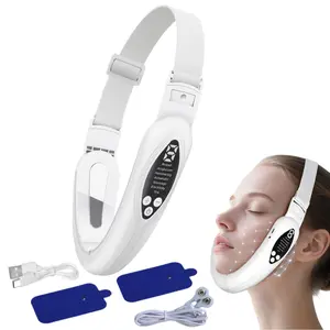 V-Type Beauty Instrument USB Rechargeable Facial Skin Care Massager Adjustable Length Face & Neck Massager Portable Skincare Device Facial Beauty Massagers