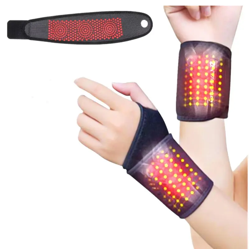 Self-Heating Magnetic Wrist Support