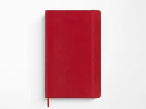 Moleskine 18 Month 2026-2027 Weekly Planner - Scarlet Red Soft Cover