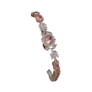 Luxury Colorful CZ Tennis Bracelet - 4 Styles Sparkling Crystal Wristband for Women