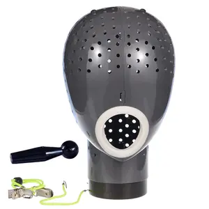 Hair Dryer Wig Stand Holder Mannequin , Drying Wig From Inside to Outside, Quickly, Easily, For Lace Scalp Cap Net (Dark Grey)