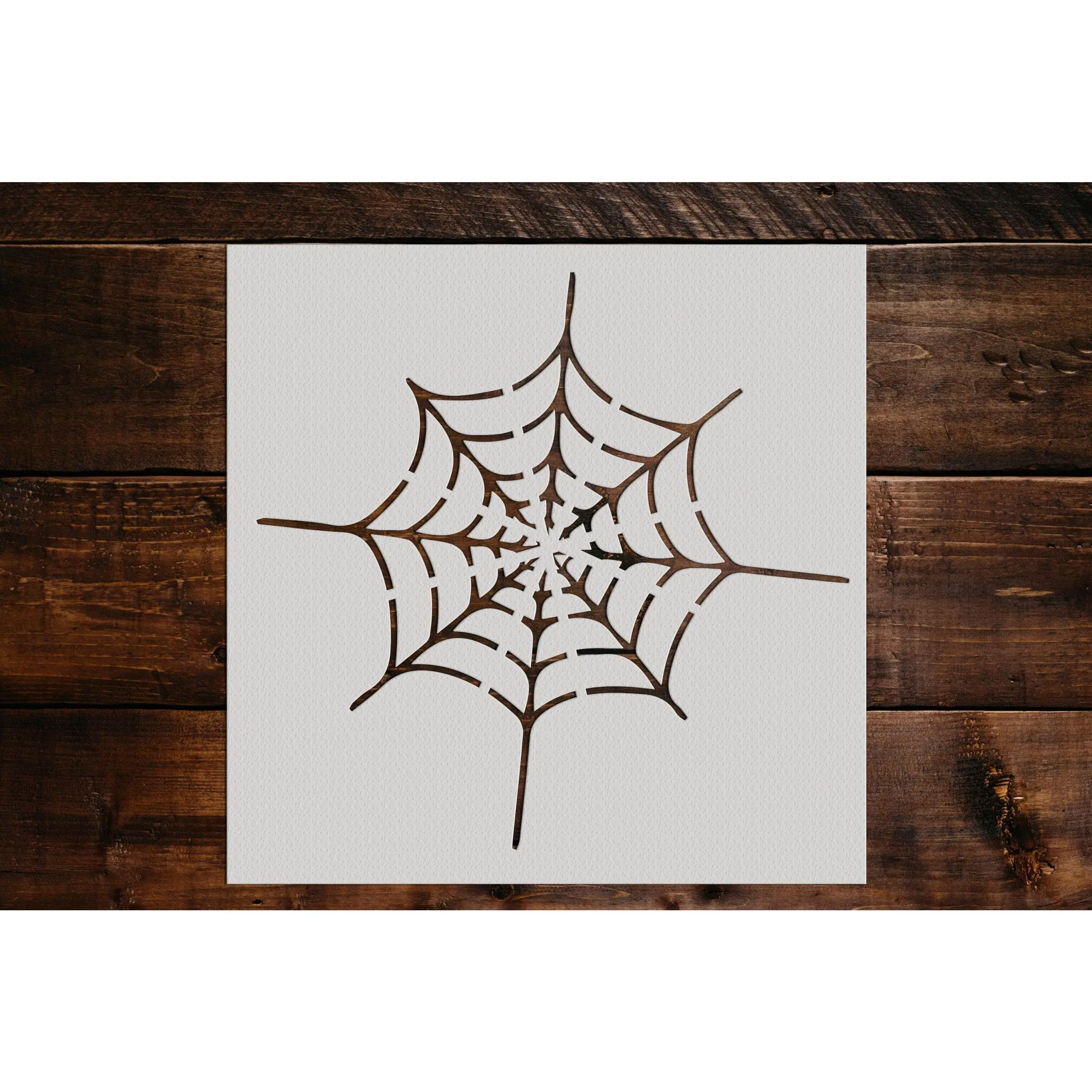 Spider Web Stencil - Art and Wall Stencil
