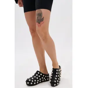 AZALEA WANG DARWIN STONE RHINESTONE EMBELLISHED CLOG