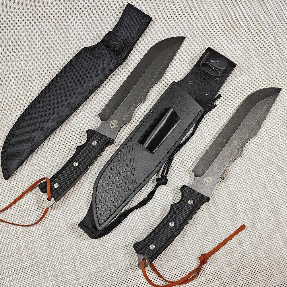 GZGY Kitchen Cleaver Knife | High Hardness Stainless Steel Butcher Knife , Heavy Duty Cutting Tool for BBQ & Camping, Men’s Gift