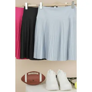 Pleated Activewear Skirt with Shorts
