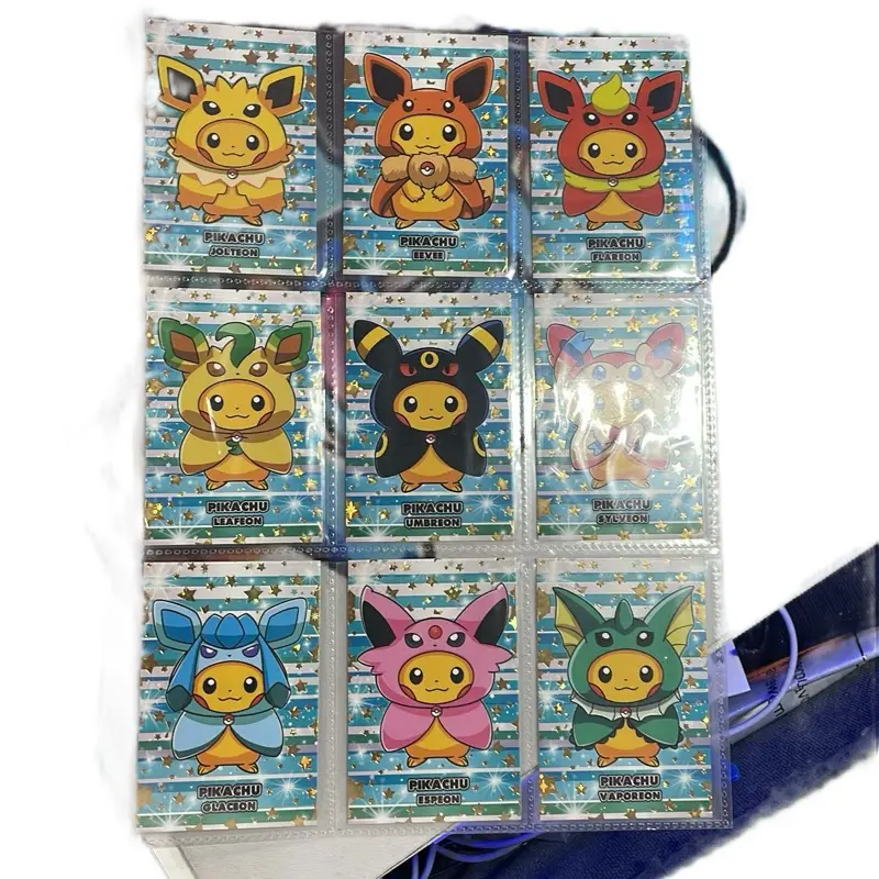 Pokemon Full set poncho pikachu gold stars
