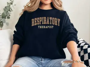 Respiratory Therapist Short Sleeve T-Shirt or Sweatshirt , RRT Gift, Respiratory Nurse Shirt, RT Sweater, Respiratory Therapy Shirt Cotton Crewneck