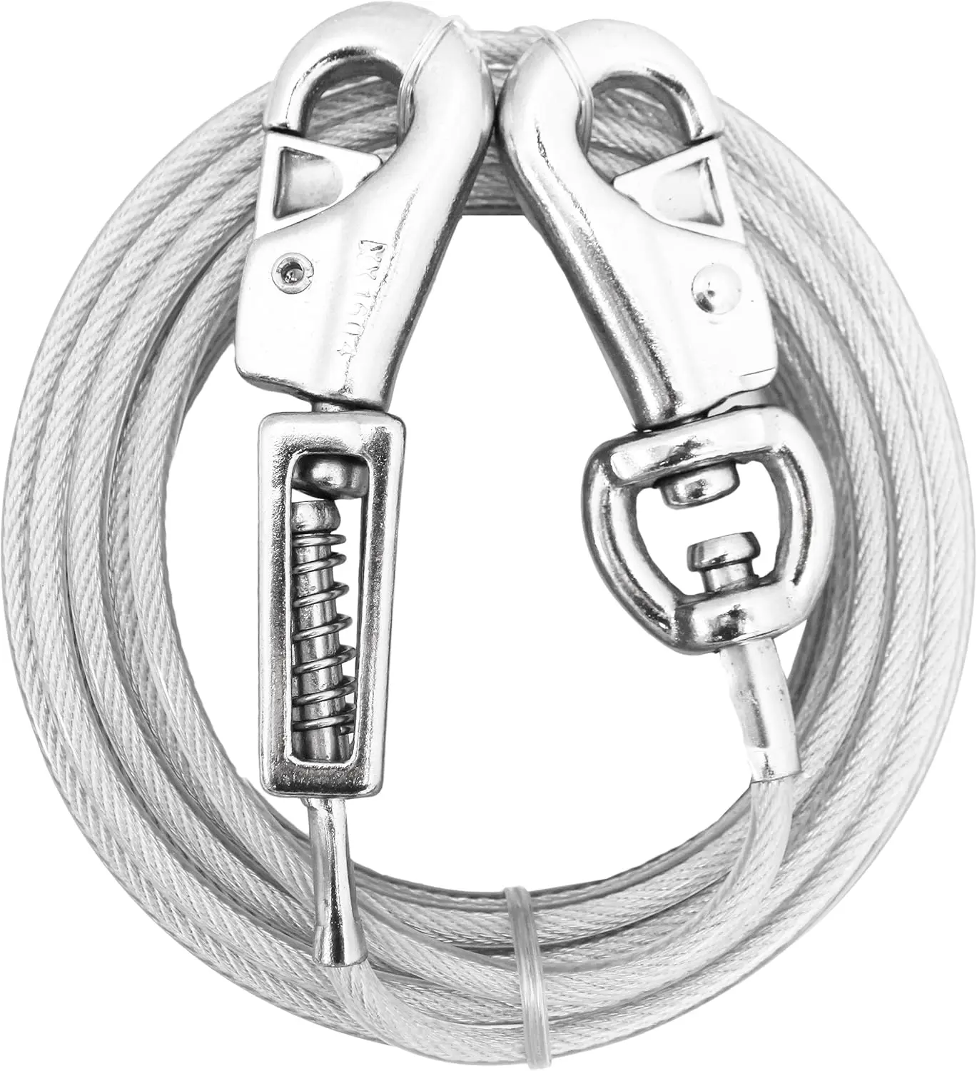 Boss Pet - Prestige 15ft Beast Dog Tie Out with Spring