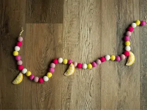 Pink Lemonade Garland | Handmade Interchangeable Garland