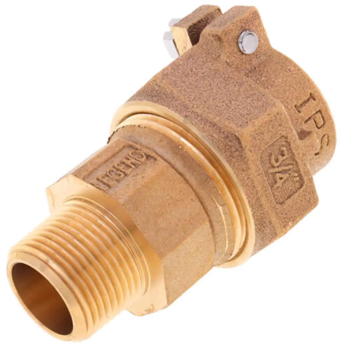 212 MAIN T4320 Series 0.75 in. IPS Bronze Straight Coupling, Legend Valve & Fitting 313-234NL, IPS Threads for Boating Water Sports