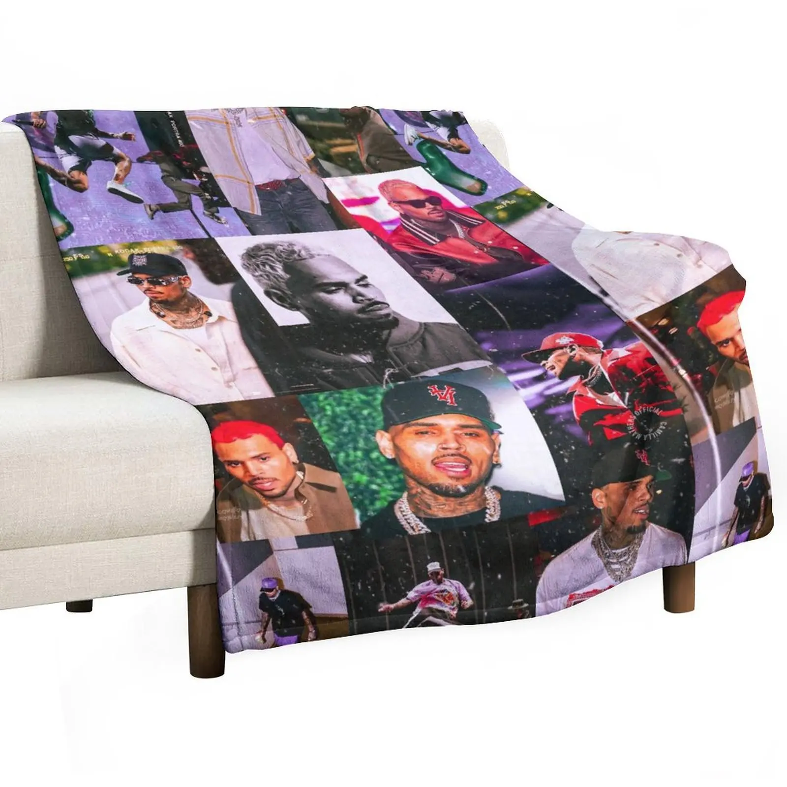 Singer Themed Print Throw Blanket Soft Funny Lightweight Flannel Blanket Bed Bedding Decor for Travel Throw Blanket ,Fnas Gift
