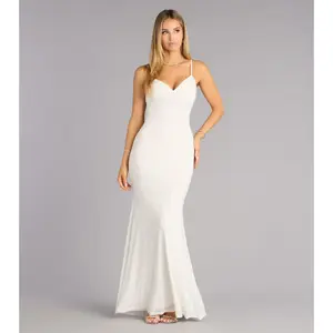 Anisa Pearl Rhinestone Mermaid Formal Dress