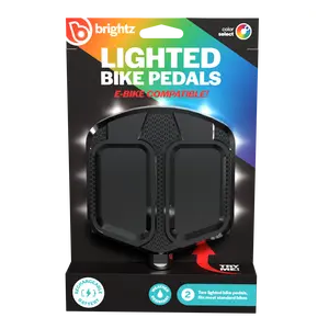 Brightz Rechargable LED Lighted Bike Pedals