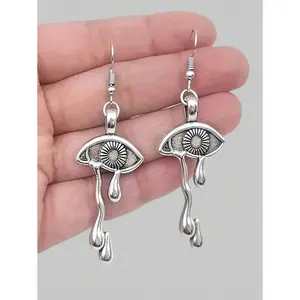 LIGHT CATCHER JEWELRY Goth Eye Decor Drop Earrings