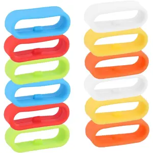 12 count  Strap Rings for Magic Band+ & 2.0 & , Fastener Loop Secure Holder Protectors Accessories Clips Compatible with Magic Band+ and 2.0 and