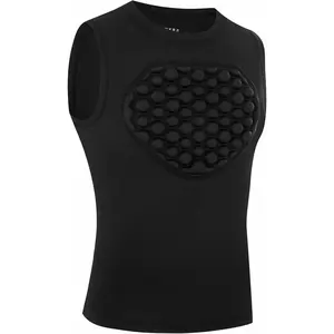 Youth Baseball Chest Protector Softball Lacrosse Football Padded Compression Shirt Heart Guard Sternum Protection