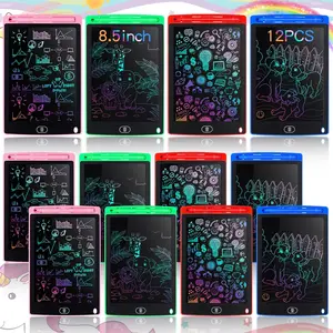 12 Pack LCD Writing Tablets for Kids Party Favors Games, 8.5 Inch Educational Learning Bulk Toys Gifts Erasable Doodle Boards Portable Electronic Drawing Pads for Toddlers 4-8 School Birthday