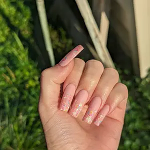 Rainbow Bubbles Press on Nails