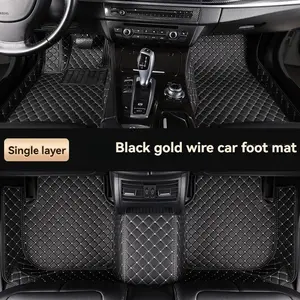 For The 2021 BAIC Ruixiang X5 Five Seater Car Leather PU Foot Mat, Fully Enclosed, Wear-Resistant, Waterproof, Anti Slip, Easy To Clean Carpet Mat, Car Interior Foot Mat, Flat Mat, Interior Car Foot Mat, Foot Mat, Car Interior Foot Mat
