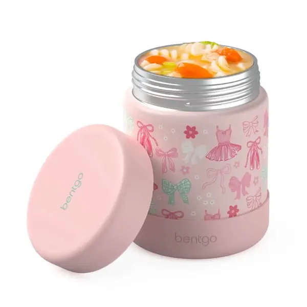 Bentgo Kids Stainless Steel Insulated Food Jar - Ballet and Bows