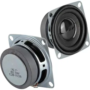 2PCS 2" 8Ohm 3W Full Range Audio Speaker Stereo Woofer Loudspeaker DIY Speaker Kit, Complicable with Arduino