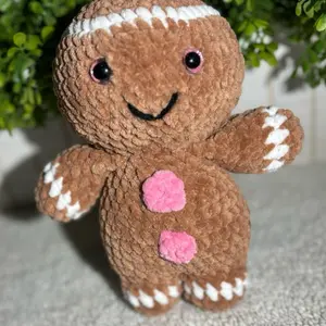 Handmade Crochet Baby Gingerbread