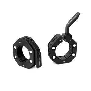 Bells of Steel Magnetic Clamp Collars - Lever-Release Design, Rubber Grip, Fitness Equipment Accessories