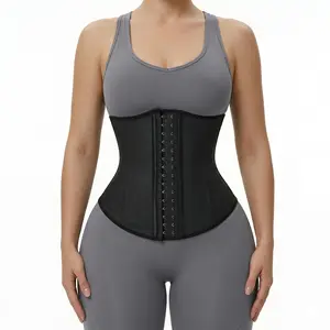 ChicCurve Women’s Waist Cincher Tummy Control Body Shaper with Hook Closure Soft Stretch Fabric Slimming Waist Trainer Underwear
