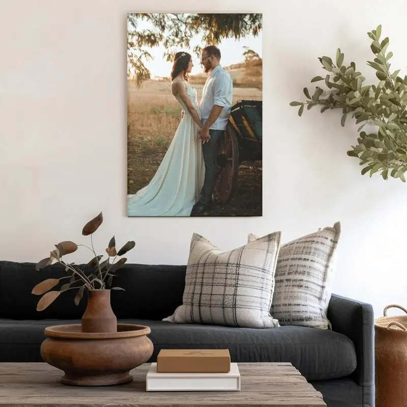 Custom Upload Multi-Size Photo-to-Print Framed Wall Art - Artistic Painting, Personalized Home Decoration Supplies for Room Gifting & Home Decor