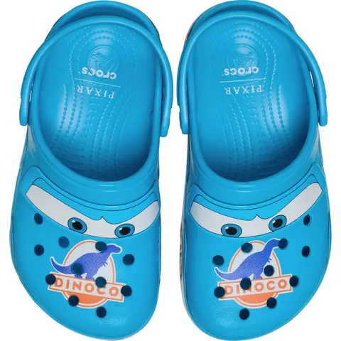 Crocs Kids' Disney and Pixar's Lightning McQueen Dinoco Crocband™ Clogs