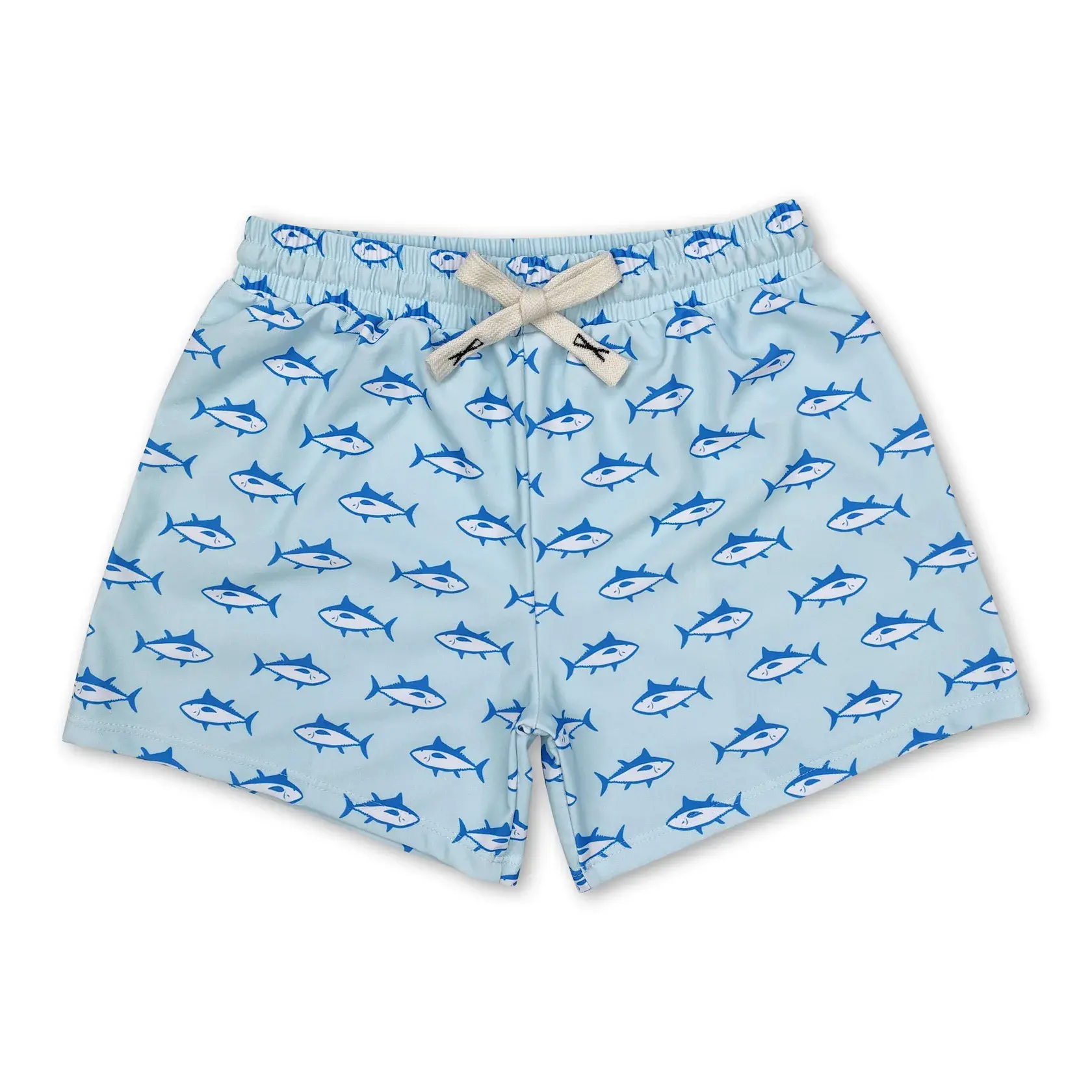 blue shark Print Summer Boy Swim Short trunks blue shark Print Summer Boy Swim Short trunks