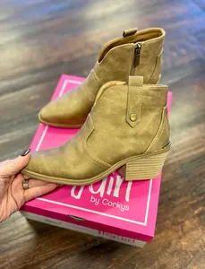 Corkys Closing Time Tan Bootie