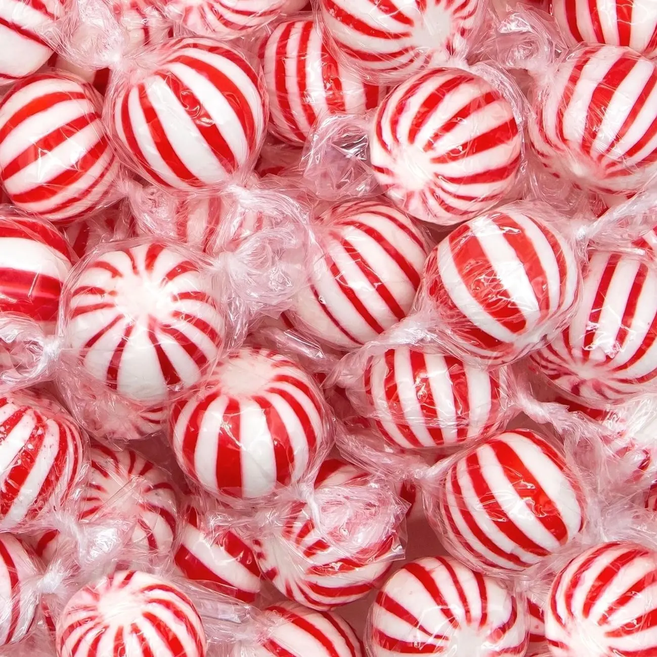 Jumbo Mint Balls 2-Pound Bag | Hard Candy with Classic Peppermint Flavor | Old Fashioned Candy for Holiday Buffets and Office Bowls | Individually Wrapped Party Favors