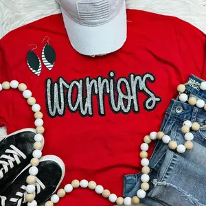 Warriors Sequin Patch
