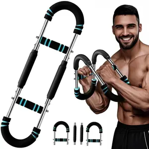 Arm Trainer,Strengthen Chest and Arm Muscles Men's Fitness Trainer Detachable Portable Spring Resistance Home Fitness Equipment