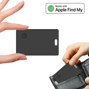 For iPhone Find My Compatible Ultra-Thin Card Tracker - Slim GPS Locator for Wallet Bag Luggage Passport