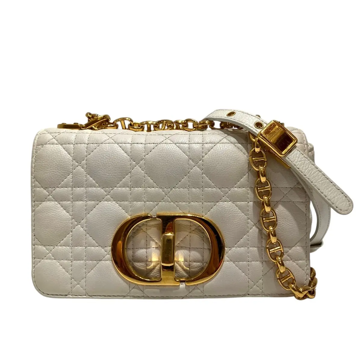 Pre-owned Dior Calfskin Shoulder Bags Christian Caro Small Shoulder Bag