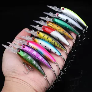 10pcs Deepth Fishing Lures for Bass Fishing Lure for Bass Catfish Pike Perch